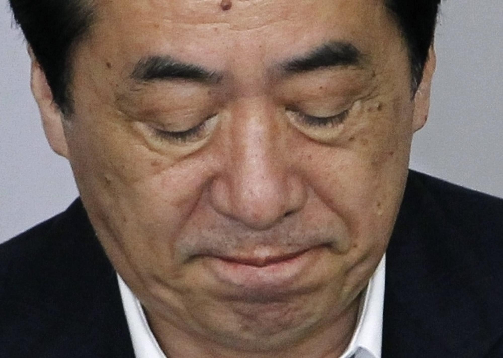 苦撐一年三個月 “拖延首相”菅直人正式辭職