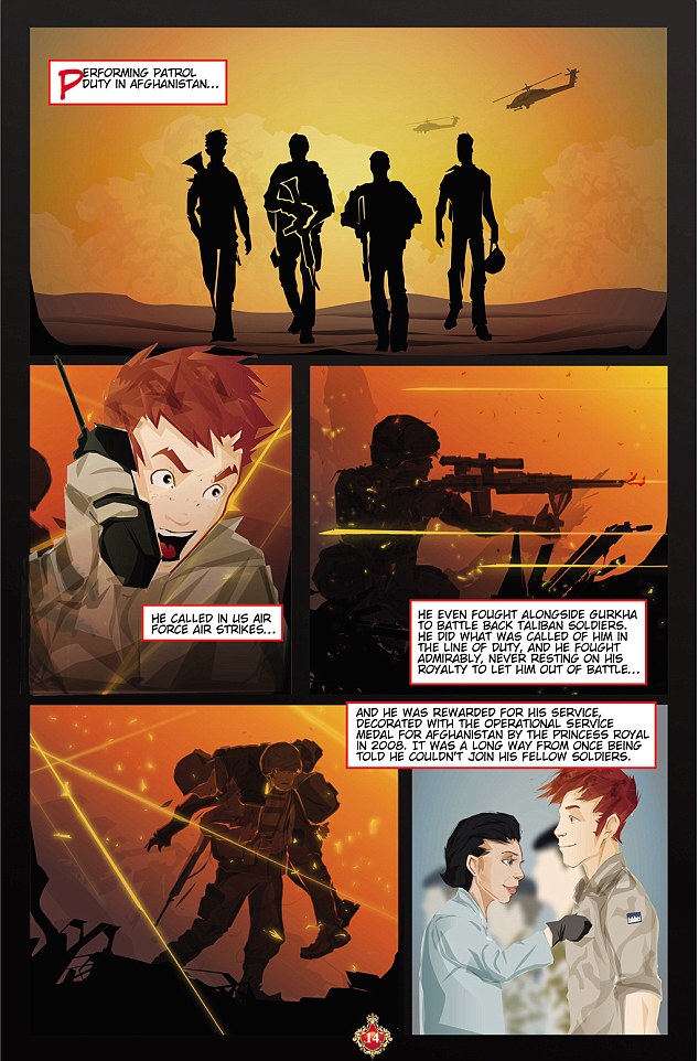 不羈的王室少年——美國推出英國哈里王子漫畫傳記