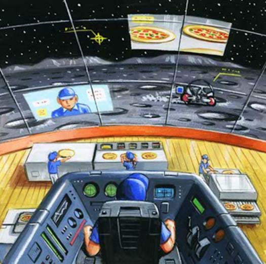 看上去很酷！達(dá)美樂(lè)比薩公司拋出在月球開(kāi)分店計(jì)劃