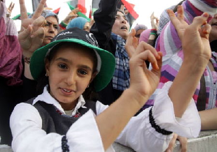 圖:利比亞執(zhí)政當(dāng)局宣布全國(guó)解放