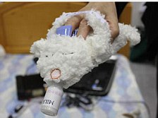 日本發(fā)明對付打鼾機器熊枕 聲音過響可干預(yù)睡姿