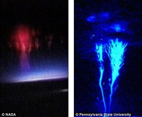 以科學(xué)家發(fā)現(xiàn)外太空存在“精靈”閃電 或為外星生命佐證