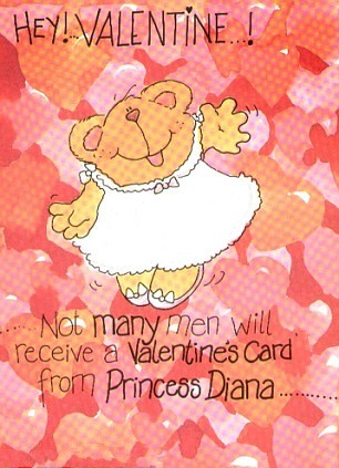 戴安娜簽名情人節(jié)賀卡擬拍賣(mài) 底價(jià)近8000英鎊