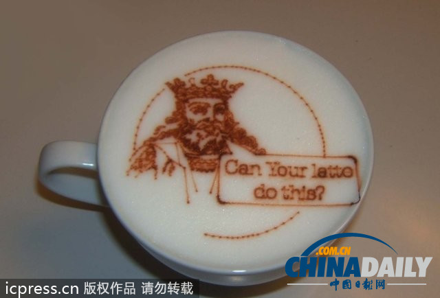 奇妙咖啡藝術(shù) 愛(ài)因斯坦向你吐舌賣(mài)萌
