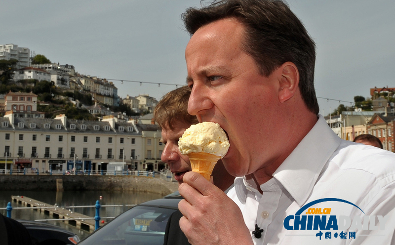 炎炎夏日 各國(guó)政要難抵冰淇淋誘惑（高清組圖）