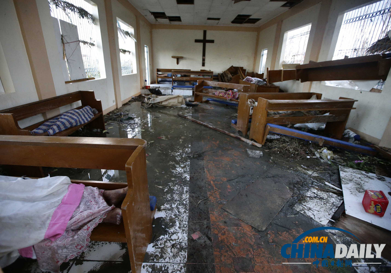 菲律賓紅十字會估計強臺風(fēng)海燕致千人喪生