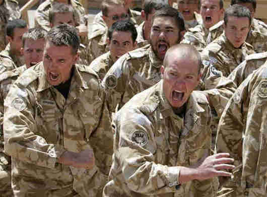 新西蘭士兵大秀“毛利戰(zhàn)舞”