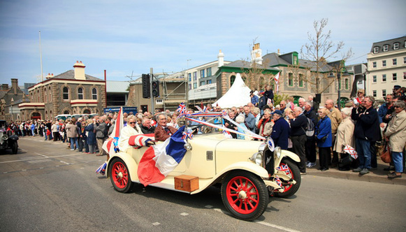 英國(guó)澤西島慶祝解放65周年