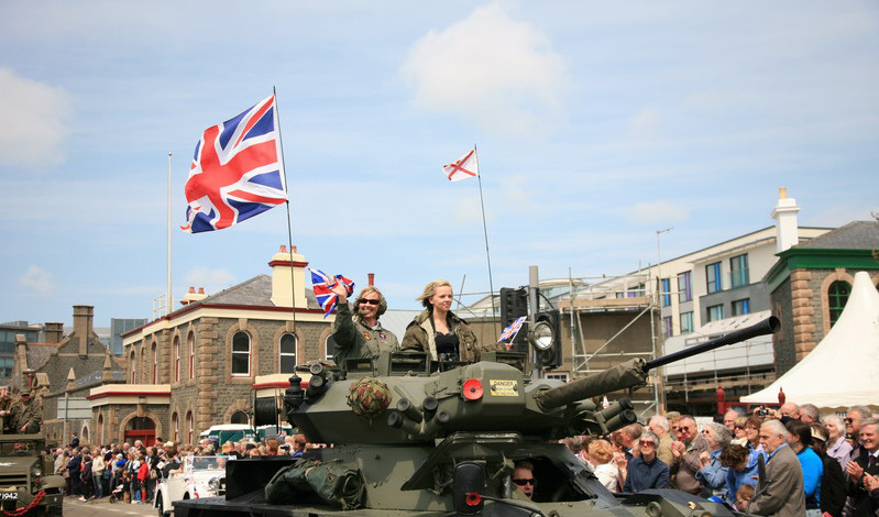 英國澤西島慶祝解放65周年