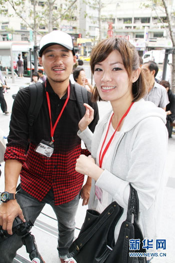 組圖：臺(tái)北街頭的美女