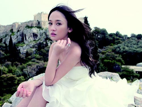 陳喬恩性感拍攝寫(xiě)真書(shū) 唯美婚紗照搶先曝光(圖)