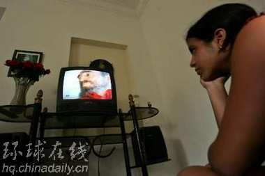 卡翁病后古巴電視臺首播視頻 為時(shí)10分鐘