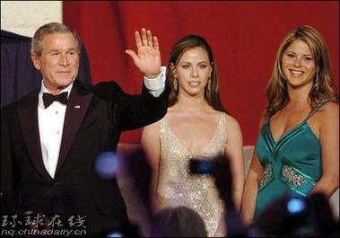 布什:我為女兒生白發(fā) 60歲還不老