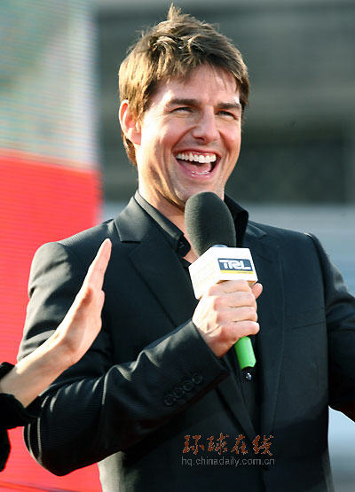 克魯斯亮相《碟中諜3》羅馬首映式 新任務是換尿布(組圖)