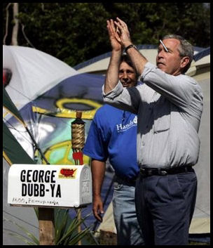 布什出糗圖片集錦