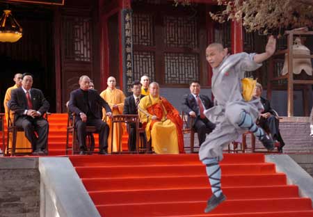 普京參觀中國少林寺