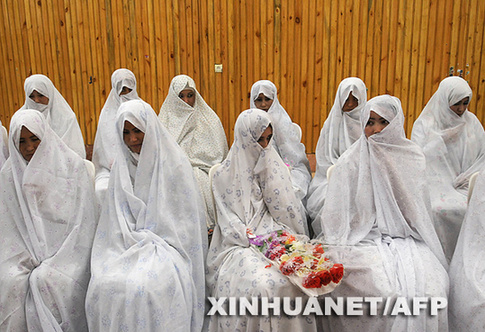 阿富汗舉辦集體婚禮