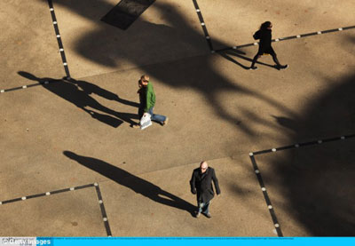 為緩解交通擁堵 倫敦斥資500萬建“對角線”人行道