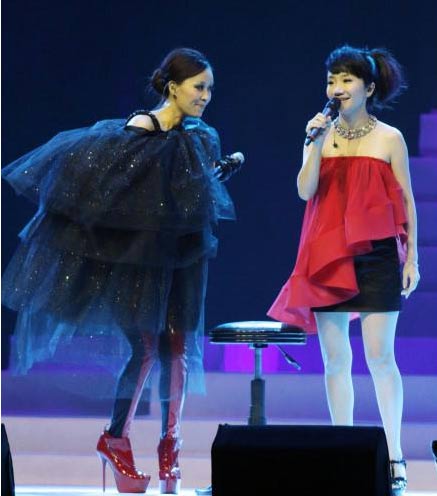 組圖：那英首次在臺開唱 歌聲征服粉絲