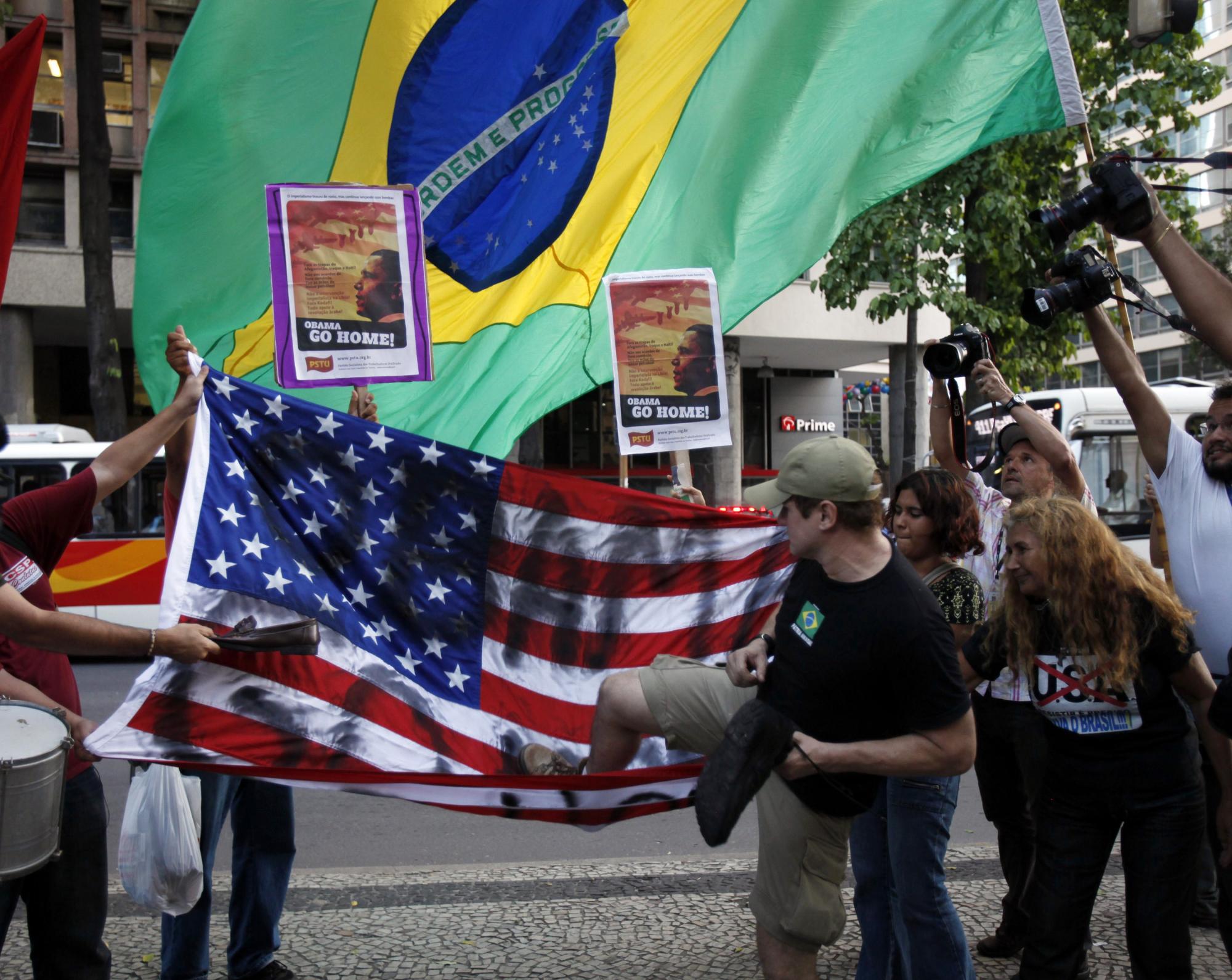 奧巴馬取消巴西廣場(chǎng)演講 里約上演“全城戒備”