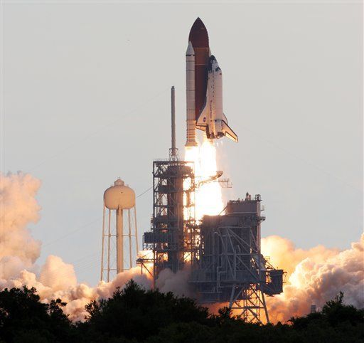 美國奮進號航天飛機最后一次發(fā)射