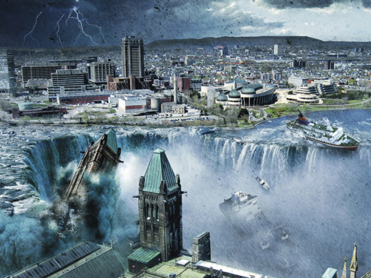 美藝術(shù)家繪制末日場景 殘酷詭異之美撼人心魄