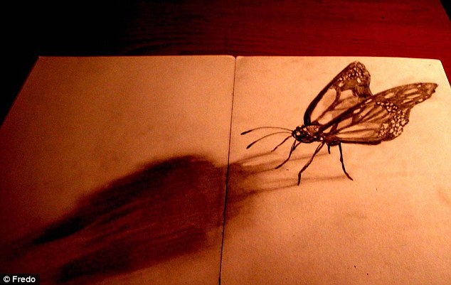 智利20歲藝術(shù)家手繪3D鉛筆畫 栩栩如生網(wǎng)上受熱捧