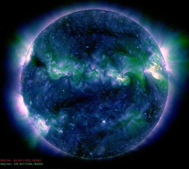 你從來沒有看到過的太陽! NASA圖片展現(xiàn)別樣美麗