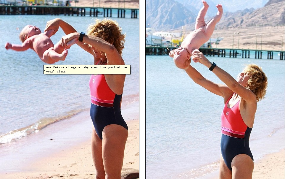嬰兒練瑜伽？俄女教練上傳驚險視頻惹爭議