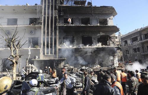 敘利亞首都發(fā)生多起爆炸襲擊致重大人員傷亡