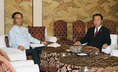 日本首相野田佳彥在“不信任案”投票表決中過關(guān)