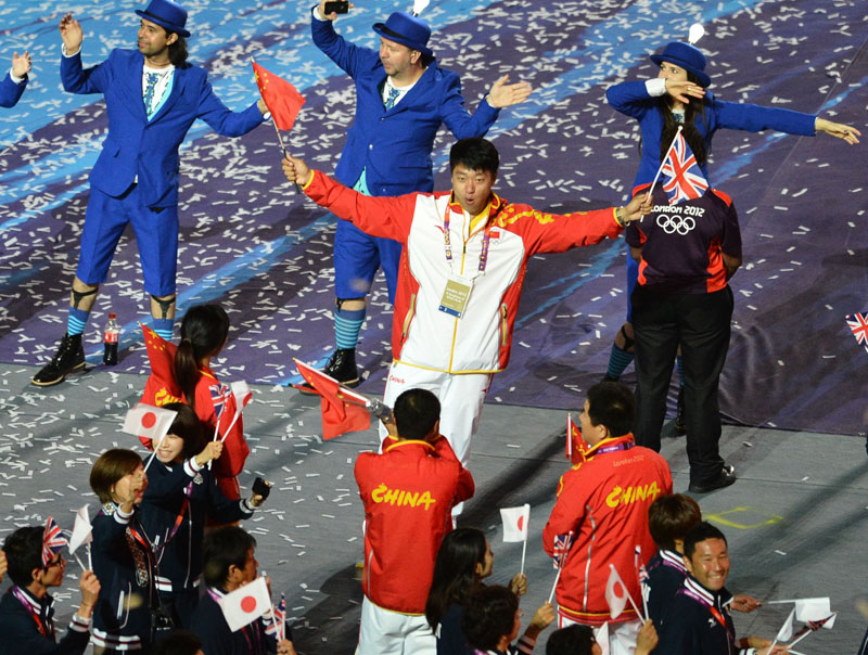 高清：倫敦奧運(yùn)會(huì)閉幕式在“倫敦碗”舉行