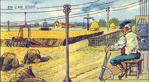 會(huì)飛的消防員、水下門球 19世紀(jì)藝術(shù)家對(duì)21世紀(jì)的“超現(xiàn)實(shí)”展望