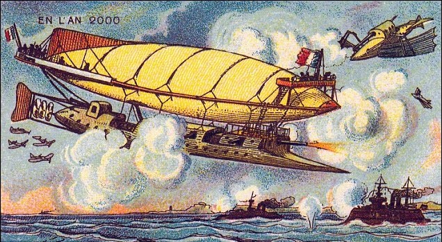 會飛的消防員、水下門球 19世紀(jì)藝術(shù)家對21世紀(jì)的“超現(xiàn)實(shí)”展望