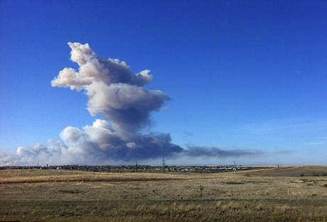 俄軍事基地爆炸4000噸軍火化為烏有 當(dāng)?shù)厝f(wàn)人撤離