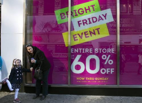 美國(guó)“黑色星期五”網(wǎng)購(gòu)銷售首破10億美元