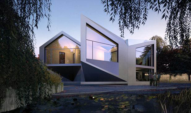 英建筑師設計變形房屋應對不同天氣 靈感源于數(shù)學成果