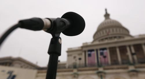 奧巴馬就職典禮彩排場(chǎng)面熱鬧 替身演員略顯尷尬(圖)