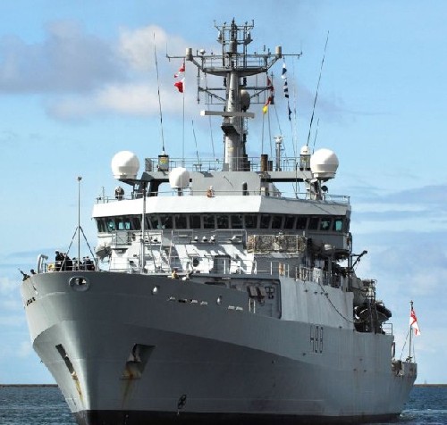 英國海軍艦船紅海探測海底大峽谷 深250米