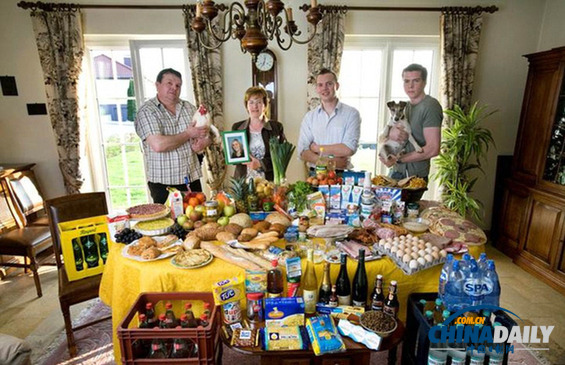 環(huán)球食物消費大比拼 精彩老照片探秘各地飲食習(xí)慣