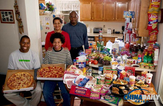 環(huán)球食物消費(fèi)大比拼 精彩老照片探秘各地飲食習(xí)慣