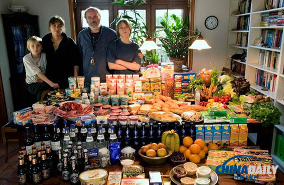 環(huán)球食物消費大比拼 精彩老照片探秘各地飲食習慣