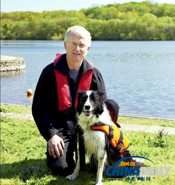 英國(guó)水下搜救犬成“天才” 能聞到30米深遇難者尸體