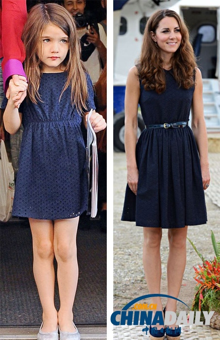 組圖：阿湯哥女兒成凱特王妃時尚向?qū)?著裝風(fēng)格驚似