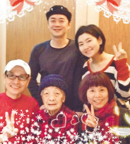 明星罕見全家福:周濤清新可人 吳尊全家俊男美女