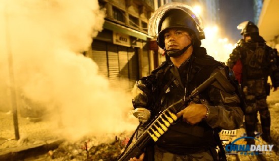 組圖：從圣保羅到里約熱內盧 示威游行席卷巴西