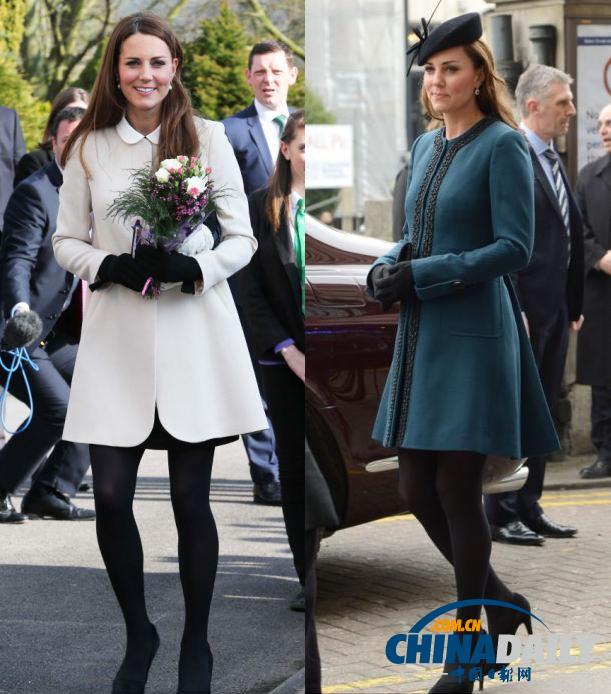 凱特王妃臨盆在即 準(zhǔn)媽媽孕期穿衣經(jīng)大盤點(diǎn)（組圖）