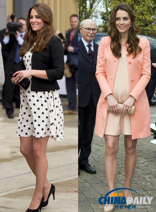 凱特王妃臨盆在即 準媽媽孕期穿衣經(jīng)大盤點
