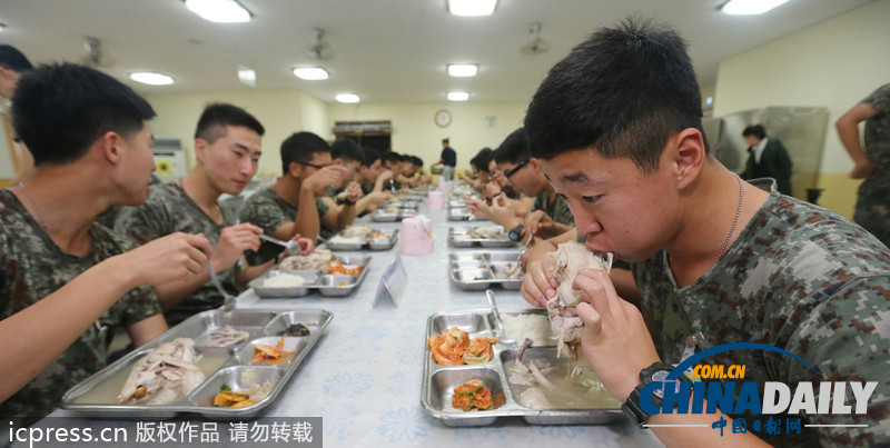 美味大補超幸福！韓國陸軍訓練食譜加入鮑魚參雞湯