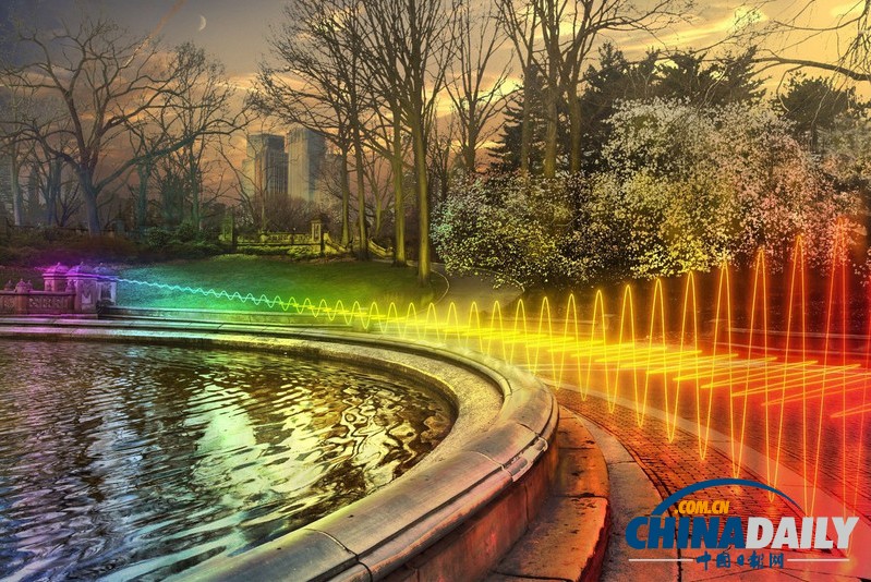 美輪美奐！美藝術(shù)家打造可見(jiàn)Wi-Fi信號(hào)